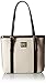 Anne Klein Perfect Tote Small Shopper, Bone/Black/Black