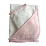 Tadpoles Basics Pink Gingham Towel with Bath Mitt by