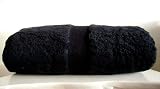 MARRIKAS Egyptian Cotton 2 Piece WASH CLOTH Set BLACK