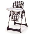 Chicco Mamma High Chair - White Checks