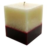 Dual color Square Pillar Candle Burgundy/Ivory 5X6 C509 41T3QNxPnxL. SL160 Dual color Square Pillar Candle Burgundy/Ivory 5X6 C509