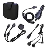 GBA SP Travel Pack - Carry Pouch, Earphones, Earphone Adaptor, In-Car Adaptor, Link Cable