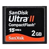 Sandisk 2GB ULTRA Compact Flash CF Card (SDCFH-002G, Static Pack)