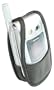 Technocel Leather Case for Audiovox CDM-9950 aka Toshiba VM4050 - black with swivel clip