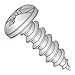 #12 x 1" Type A Self-Tapping Screws/Combo/Pan Head / 18-8 Stainless Steel (Carton: 2,000 pcs)