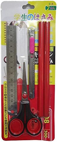 4 Piece Tool kit is ideal for starter structure, build, construction Tools Set Ruler, Scissors, Cutter, Pencil