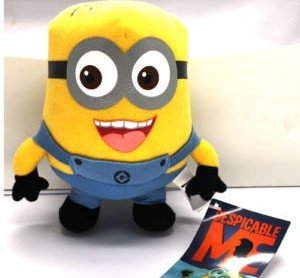 the toy the movie:Despicable Me The Movie Minion Jorge 6 inch (Small) Stuffed Plush Doll