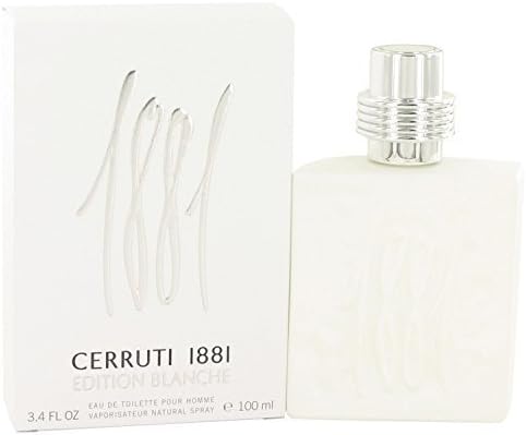 Cerutti 1881 Blanche White Edition Eau De Toilette Spray for Men, 3.4 Ounce by Cerutti