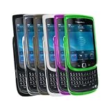 41T3UeClRSL. SL160  Six Hard Cases / Covers / Shells for RIM BlackBerry Torch 9800   Black, Clear, Smoke, White, Purple, Green