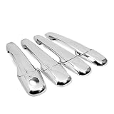 Mirror Chrome Side Door Handle Covers Trims for Ford Edge Fusion Mustang Lincoln... 
