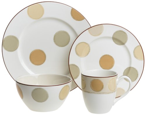 Noritake Mocha Java 4 Piece Dinnerware Place Setting, Service for 1 41T3VT0VG3L Noritake Mocha Java 4 Piece Dinnerware Place Setting, Service for 1