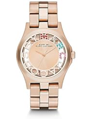 Marc by Marc Jacobs Crystal & Rose Goldtone Stainless Steel Watch - Rose Gold