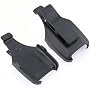 Eforcity Black Plastic Swivel Belt Clip Holster for Sony Ericsson Z500 / Z500a / Z500i