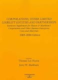 Corporations and Other Limited Liability Entities and Partnerships