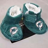 Miami Dolphins NFL Baby High Boot Slippers - 0-3 Months