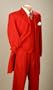 Fashion Red Zoot Men's Suits
