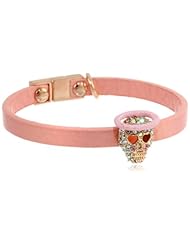 Betsey Johnson "Angel Devil" Angel Skull Bracelet, 7.5"
