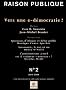 Raison publique, num�ro 2 : Vers une e-democratie