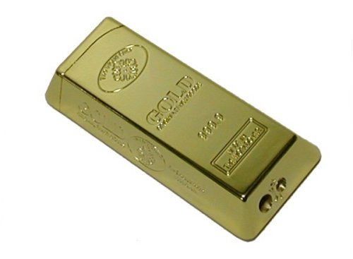 おもしろライター 金の延べ棒