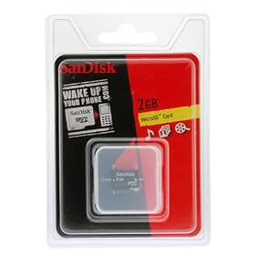 SanDisk 2GB microSD Memory Card for AT&T Samsung Eternity SGH-A867 Omnia i910 i900 Renown U810, Hue II R600, Saga i770 Gravity T459, Behold T919, Delve R800, A767 Propel, i907 Epix, R550 JetSet, U650 Sway, M540 Rant, M630 Highnote, A637, A837 Rugby Cell Phone