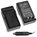 Premium Np-500 Np-600 Battery Home Travel Charger with Car Adapter for Konica...