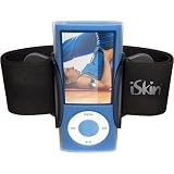 iSkin Duo-Band Armband Case for iPod nano 5G (Black/Clear)