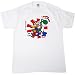 Nintendo Super Mario Bros Japanese Mario and Yoshi Mens T-Shirt