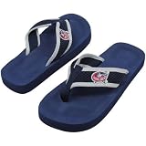 NHL Columbus Blue Jackets Unisex Basic Flip Flops - Navy Blue (X-Small)