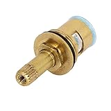 uxcell 霧吹きノズル　ゴールドトーン　メタル　21mmオススレッド