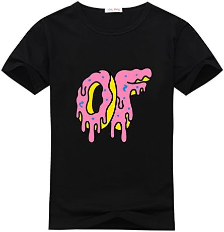 AngelaPinacho Mens Odd Future Logo Black T-shirts Size M