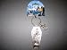 Nigtmare Before Christmas Jack Coffin Pewter Key Chain Keychain Image