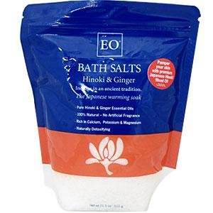 Bath Salts Hinoki Ginger 21.5 oz 21.50 Ounces