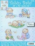 Baby Bears Quilt Stamped Cross Stitch Kit-34X43