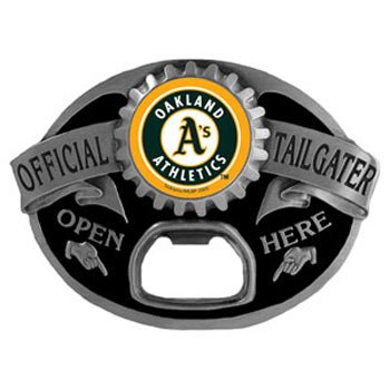 Oakland Athletics MLB Bottle Opener Tailgater Belt Buckle