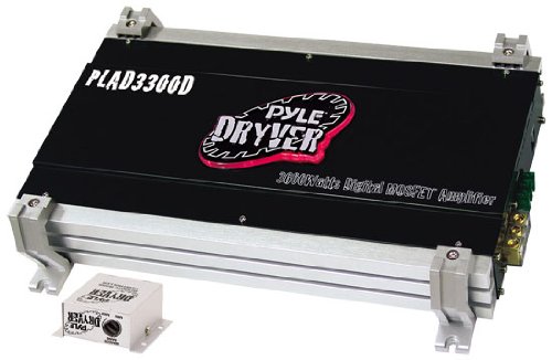 Pyle PLAD3300D Dryver 3600 Watt Mono Block Mosfet Digital Amplifier Pyle PLAD3300D Dryver 3600 Watt Mono Block Mosfet Digital Amplifier