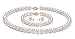 Jewelry : White 7-8mm AAA Freshwater Pearl Set 18 inch Princess Length