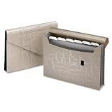 ESSELTE PENDAFLEX CORP. / ESS01162 / Essentials Expanding File, 7 Pockets, Poly, 13-1 x 9, Taupech / Sold as 1 EA
