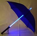 Children's Blue Glowing Rain Umbrella, LED's Light up for Safety and Fun, Great Gift Idea