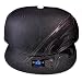 PHILADELPHIA EAGLES FLAT BILL BLACK HAT CAP FITTED 8