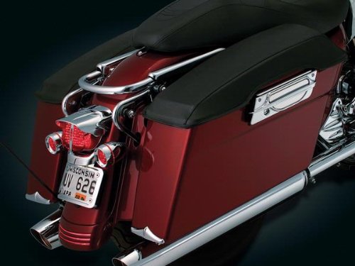 93-10 Harley Davidson Touring Motorcycles Kuryakyn Hard Saddlebag Plain Lid Cover