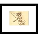 A Big Giggle Framed Lithograph - 12.25x15.25"