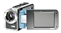 Sanyo VPC-WH1EBL HD Waterproof Dual Video & Photo Camera - Blue