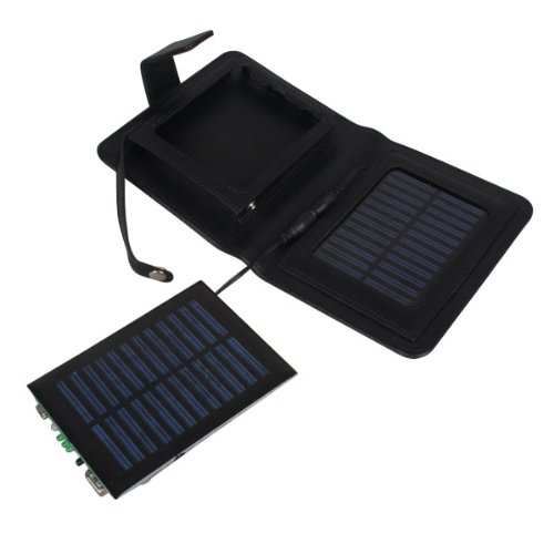 1800mah Wallet Style Solar Battery Panel Power Charger for Iphone Mobile Phone Mp4 PSP GPS