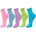 Women's Roll Top Ankle High Cotton Socks 5pair or 6pair