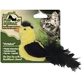 OurPets Play-N-Squeak Real Birds Pittsbird Interactive Cat Toy