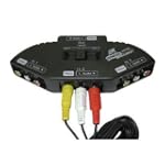 NEW Audio Video AV A/V RCA Video Game Selector Switch For PS2 Xbox DVD $9.99