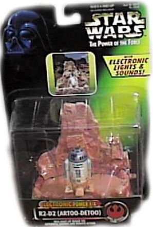 41T45AW9KAL Star Wars Power of the Force Electronic Power F/X R2 D2 Action Figure Kenner
