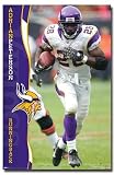 Minnesota Vikings (Adrian Peterson with Football) Sports Poster Print - 24
