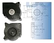 Mechatronics 120mm Blower fan # B123H12B.