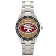 SAN FRANCISCO 49ERS Beautiful Water Resistant "Coach Series" WATCH with Stainless Steel Band